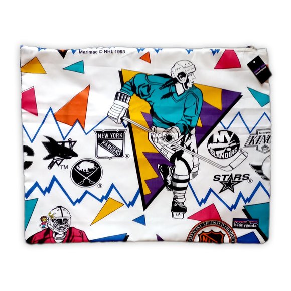 Vintage 1993 NHL TEAMS Custom Reworked Bennygonia Essential Multi-Purpose Bag - Picture 2 of 15